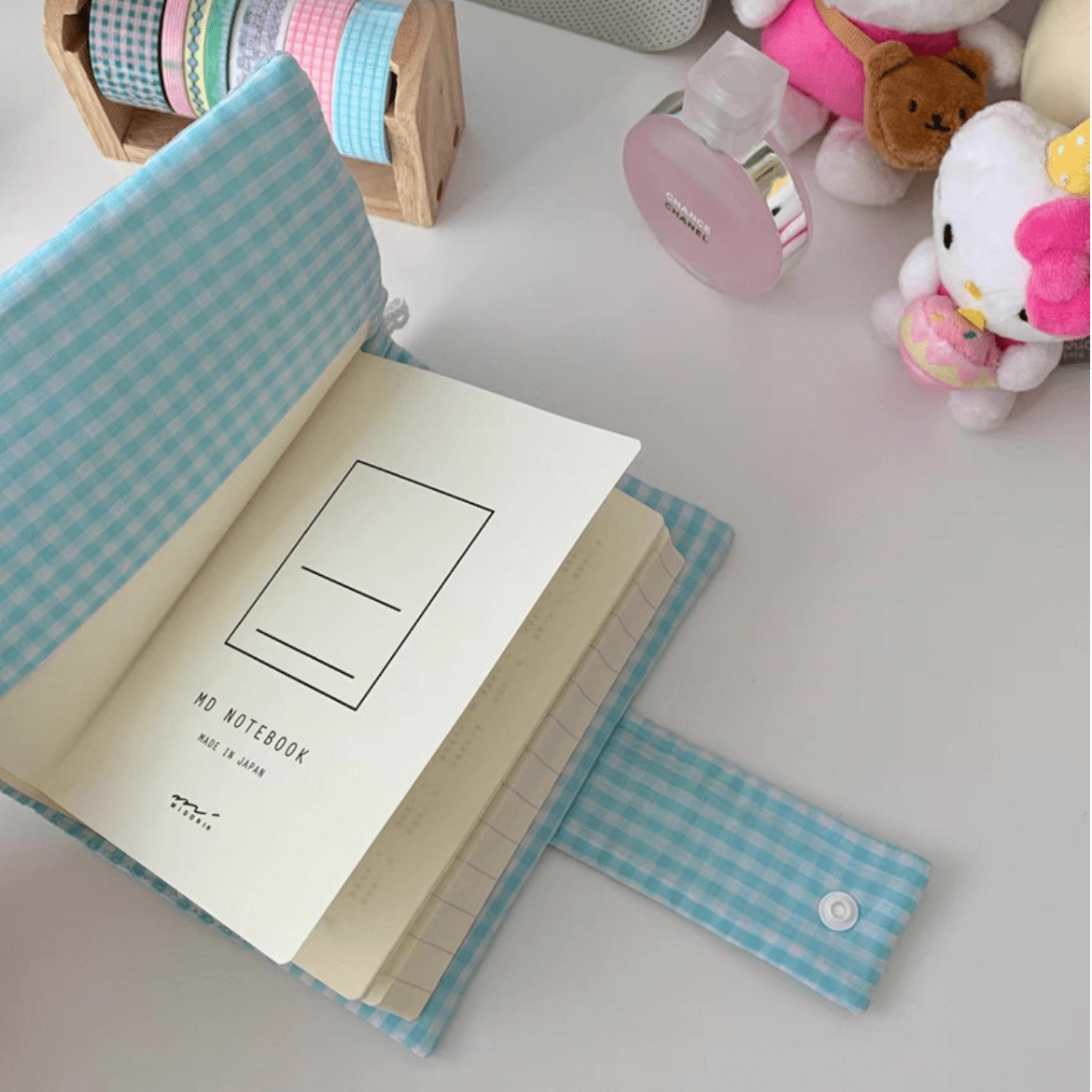 Handmade Heart Satin Bowknot A6 Fabric Book Cover - ArtGalleryZen