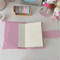 Thumbnail for Handmade Heart Satin Bowknot A6 Fabric Book Cover - ArtGalleryZen