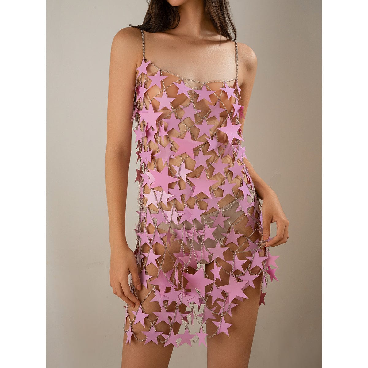 strapless open back dress Blair White Eyelet Mini Dress main image 1