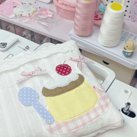 Thumbnail for Handmade Pudding Dessert A6 B6 A5 Fabric Book Cover - ArtGalleryZen