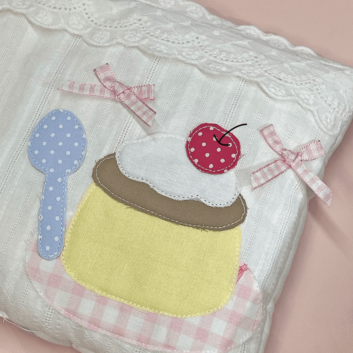 Handmade Pudding Dessert A6 B6 A5 Fabric Book Cover - ArtGalleryZen