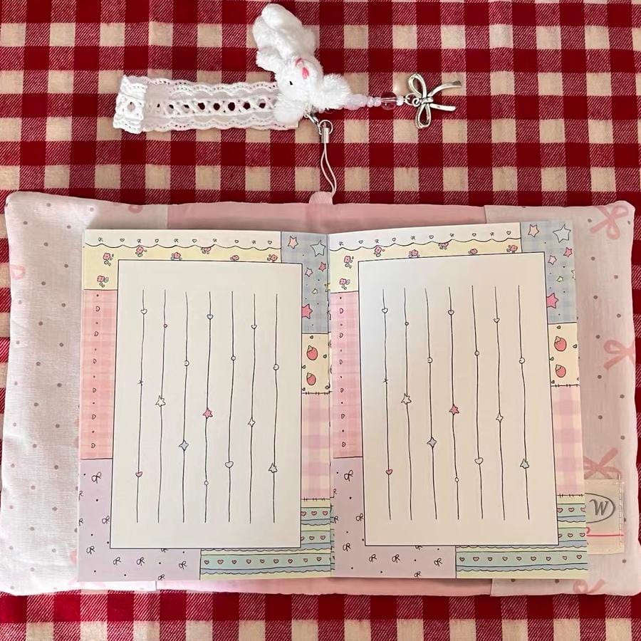 Handmade Pudding Dessert A6 B6 A5 Fabric Book Cover - ArtGalleryZen