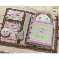 Thumbnail for Handmade Star Polka Dot Pink A6 B6 A5 Fabric Book Cover - ArtGalleryZen