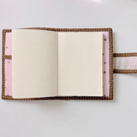 Thumbnail for Handmade Star Polka Dot Pink A6 B6 A5 Fabric Book Cover - ArtGalleryZen