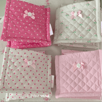 Thumbnail for Handmade Sweet Heart Tulip Fabric Storage Basket - ArtGalleryZen