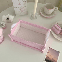 Thumbnail for Handmade Sweet Heart Tulip Fabric Storage Basket - ArtGalleryZen