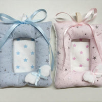 Thumbnail for Handmade Wing Star Fabric Photocard Holder Keychain Kpop Card Display - ArtGalleryZen