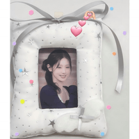 Thumbnail for Handmade Wing Star Fabric Photocard Holder Keychain Kpop Card Display - ArtGalleryZen