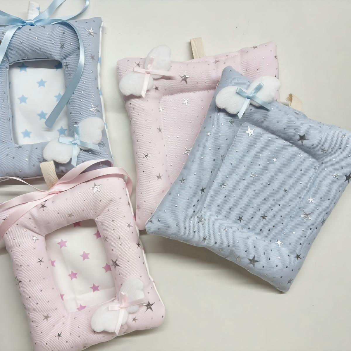 Handmade Wing Star Fabric Photocard Holder Keychain Kpop Card Display - ArtGalleryZen