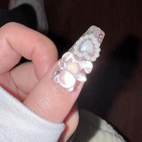 Thumbnail for Handmade Y2K Gummy Bears Bowknot 3D Press on Nails False Nail - ArtGalleryZen