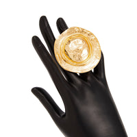 Thumbnail for Hat Shaped Ring - Gold Silver Tone Statement Jewelry for Women - ArtGalleryZen