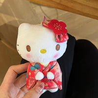 Thumbnail for Hello Kitty Kimono Plush Keychain Doll - ArtGalleryZen