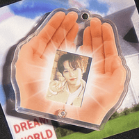 Thumbnail for Hold In The Palm Acrylic Keychain Kpop ID Card Photocard Holder - ArtGalleryZen