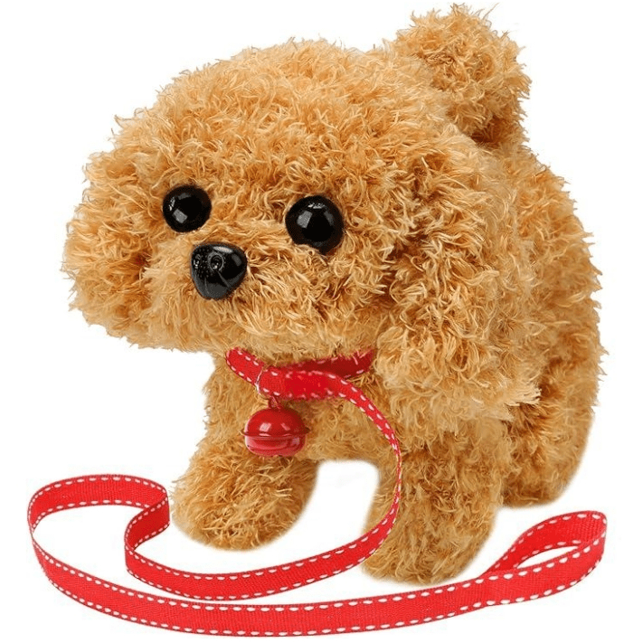 Interactive Plush Puppy Toy - Walking Barking Electronic Pet Dog - ArtGalleryZen
