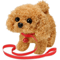 Thumbnail for Interactive Plush Puppy Toy - Walking Barking Electronic Pet Dog - ArtGalleryZen