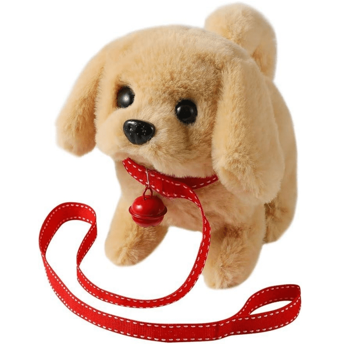 Interactive Plush Puppy Toy - Walking Barking Electronic Pet Dog - ArtGalleryZen
