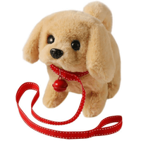 Thumbnail for Interactive Plush Puppy Toy - Walking Barking Electronic Pet Dog - ArtGalleryZen