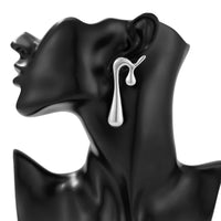 Thumbnail for Irregular Flow Waterdrop Stud Earrings