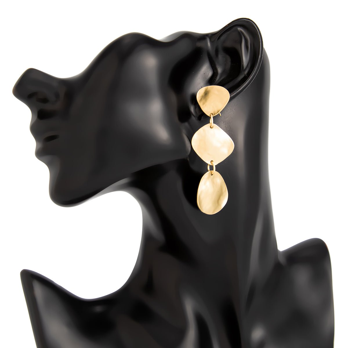 Irregular Gold Silver Plated Waterdrop Dangle Earrings - ArtGalleryZen