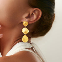 Thumbnail for Irregular Gold Silver Plated Waterdrop Dangle Earrings - ArtGalleryZen