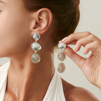 Thumbnail for Irregular Gold Silver Plated Waterdrop Dangle Earrings - ArtGalleryZen