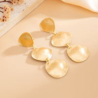 Thumbnail for Irregular Gold Silver Plated Waterdrop Dangle Earrings - ArtGalleryZen