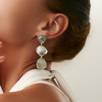 Thumbnail for Irregular Gold Silver Plated Waterdrop Dangle Earrings - ArtGalleryZen