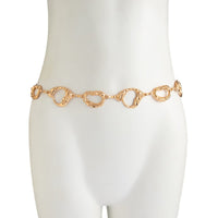 Thumbnail for Irregular Textured Hoop Waist Chain - ArtGalleryZen