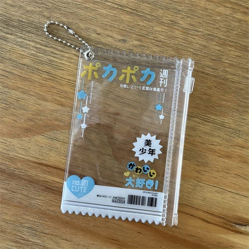 Japanese Style Magazine Candy Bag Kpop Keychain Photocard Holder - ArtGalleryZen