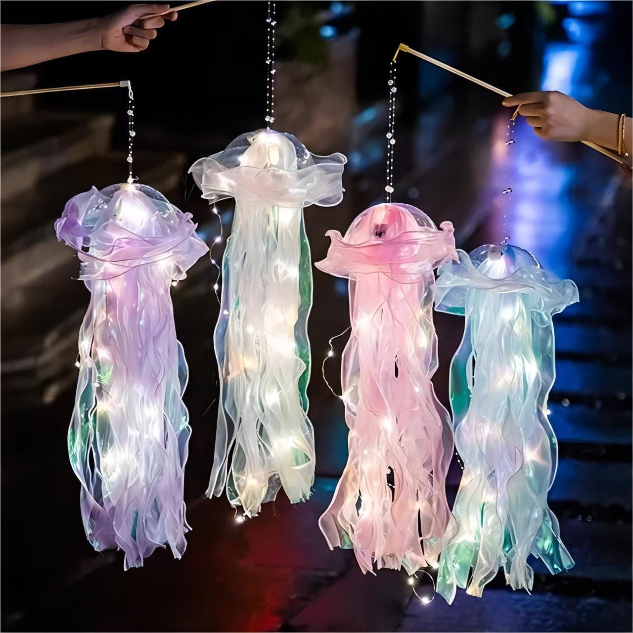 Jellyfish Lantern Night Light - ArtGalleryZen