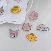 Thumbnail for Kawaii 5 Pieces Led Flashing Sanrio Family Hair Clip Set - ArtGalleryZen