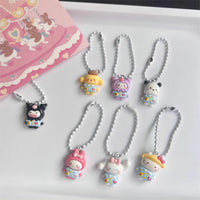 Thumbnail for Kawaii 7 Pieces Sanrio Keychain Set - ArtGalleryZen