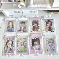 Thumbnail for Kawaii Animal Candy Bag Photocard Holder Keychain - PVC Card Case - ArtGalleryZen