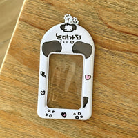 Thumbnail for Kawaii Animal Photocard Holder Keychain - PVC Card Organizer Pouch - ArtGalleryZen