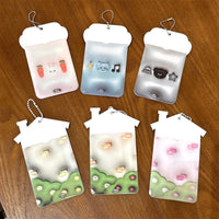 Thumbnail for Kawaii Bear House Photocard Holder Keychain Kpop Card Display Bag - ArtGalleryZen
