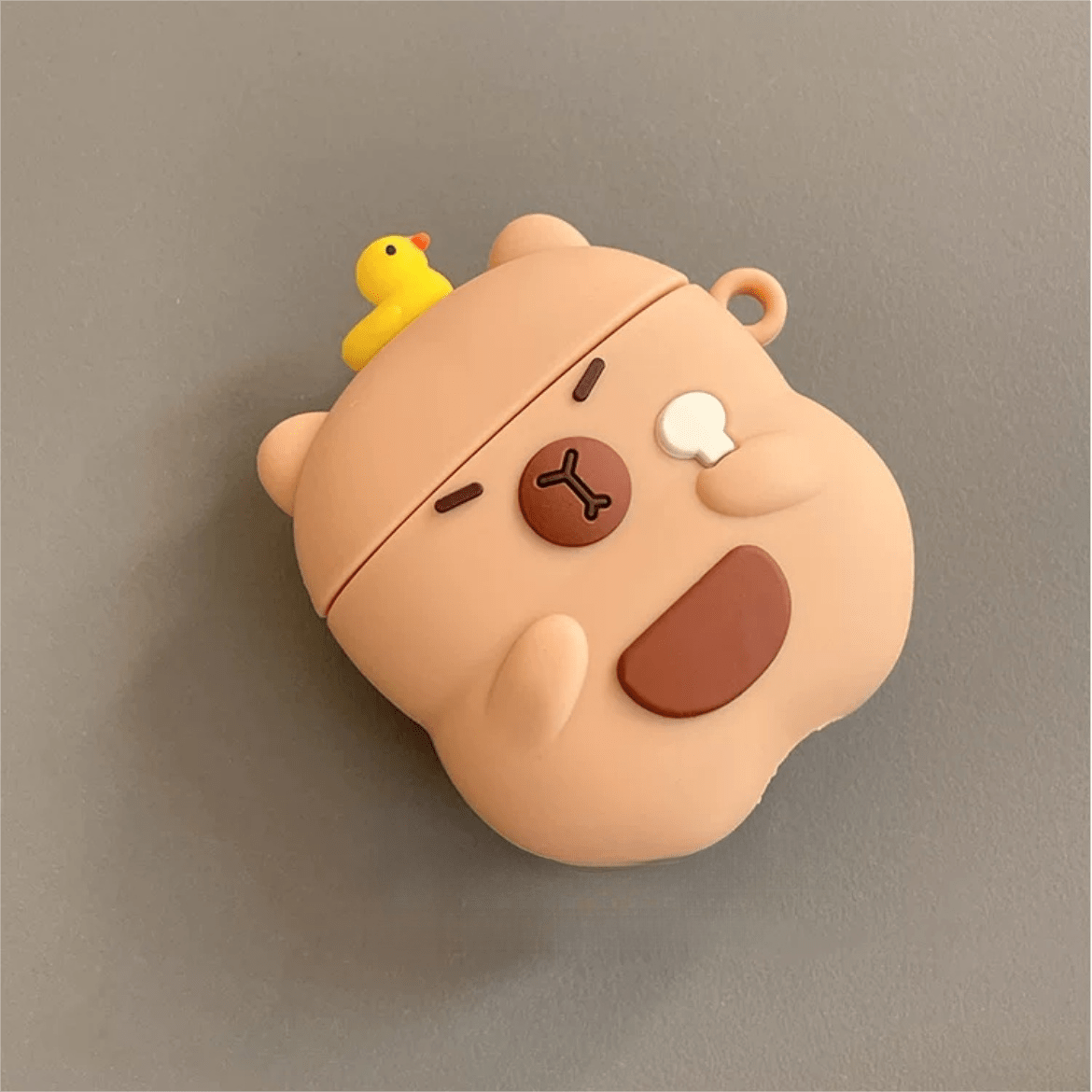 Kawaii Capybara Duck Silicone AirPods Earphone Case