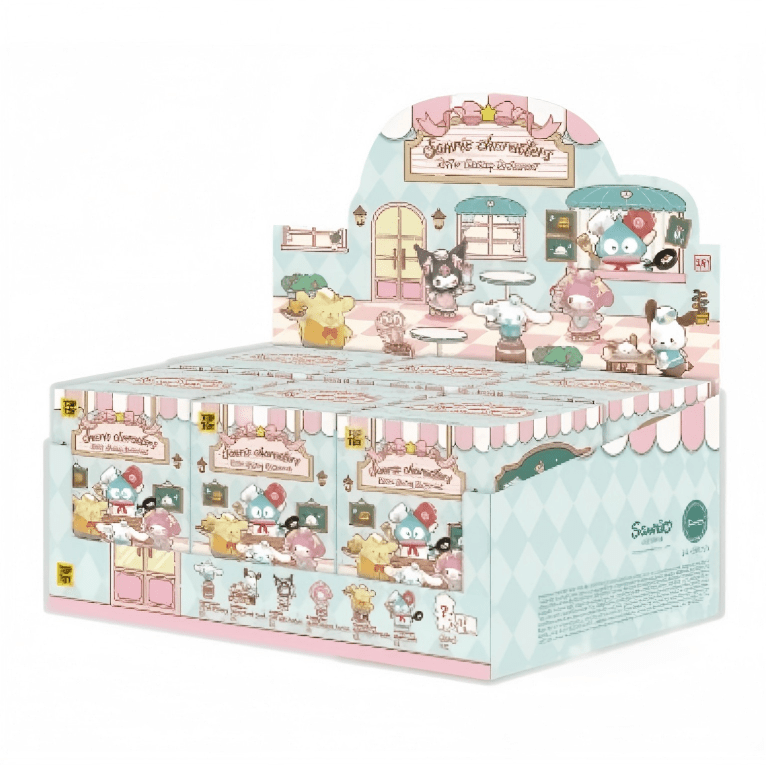 Kawaii Cartoon Characters Roller Skating Restaurant Series Blind Box - ArtGalleryZen