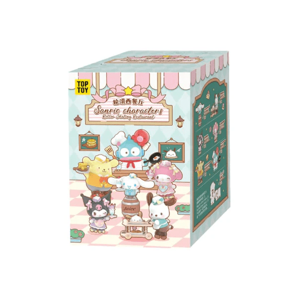 Kawaii Cartoon Characters Roller Skating Restaurant Series Blind Box - ArtGalleryZen