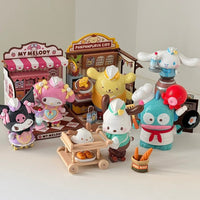 Thumbnail for Kawaii Cartoon Characters Roller Skating Restaurant Series Blind Box - ArtGalleryZen