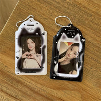 Thumbnail for Kawaii Cat Paw Photocard Holder Keychain - Cute Kpop Card Display Bag - ArtGalleryZen