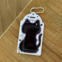 Thumbnail for Kawaii Cat Paw Photocard Holder Keychain - Cute Kpop Card Display Bag - ArtGalleryZen