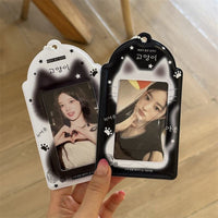 Thumbnail for Kawaii Cat Paw Photocard Holder Keychain - Cute Kpop Card Display Bag - ArtGalleryZen
