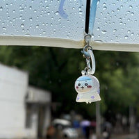 Thumbnail for Kawaii Chiikawa Hachiware Usagi Raincoat Keychain Doll - ArtGalleryZen