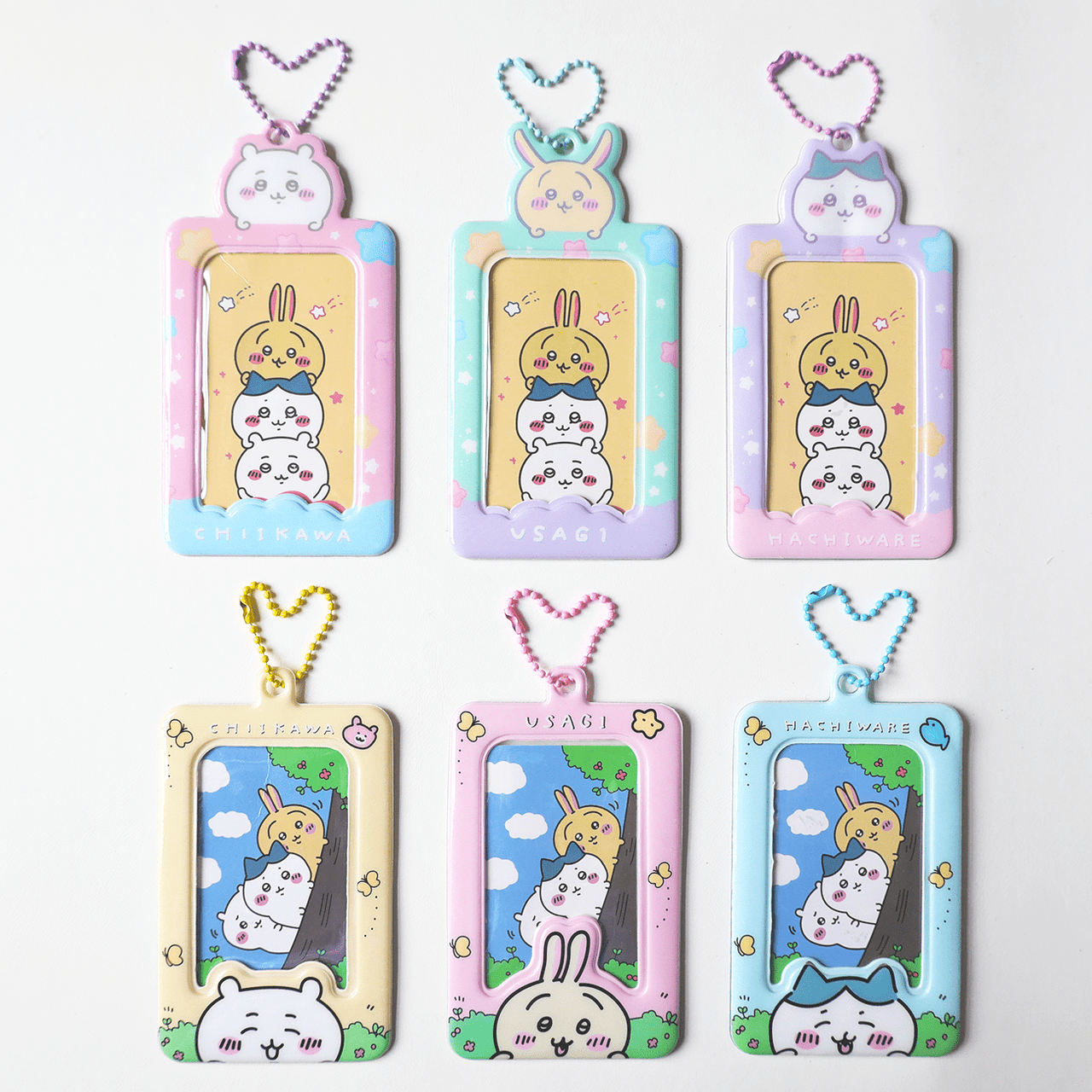 Kawaii Chiikawa Kpop Keychain Photocard Holder - ArtGalleryZen