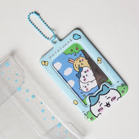 Thumbnail for Kawaii Chiikawa Kpop Keychain Photocard Holder - ArtGalleryZen