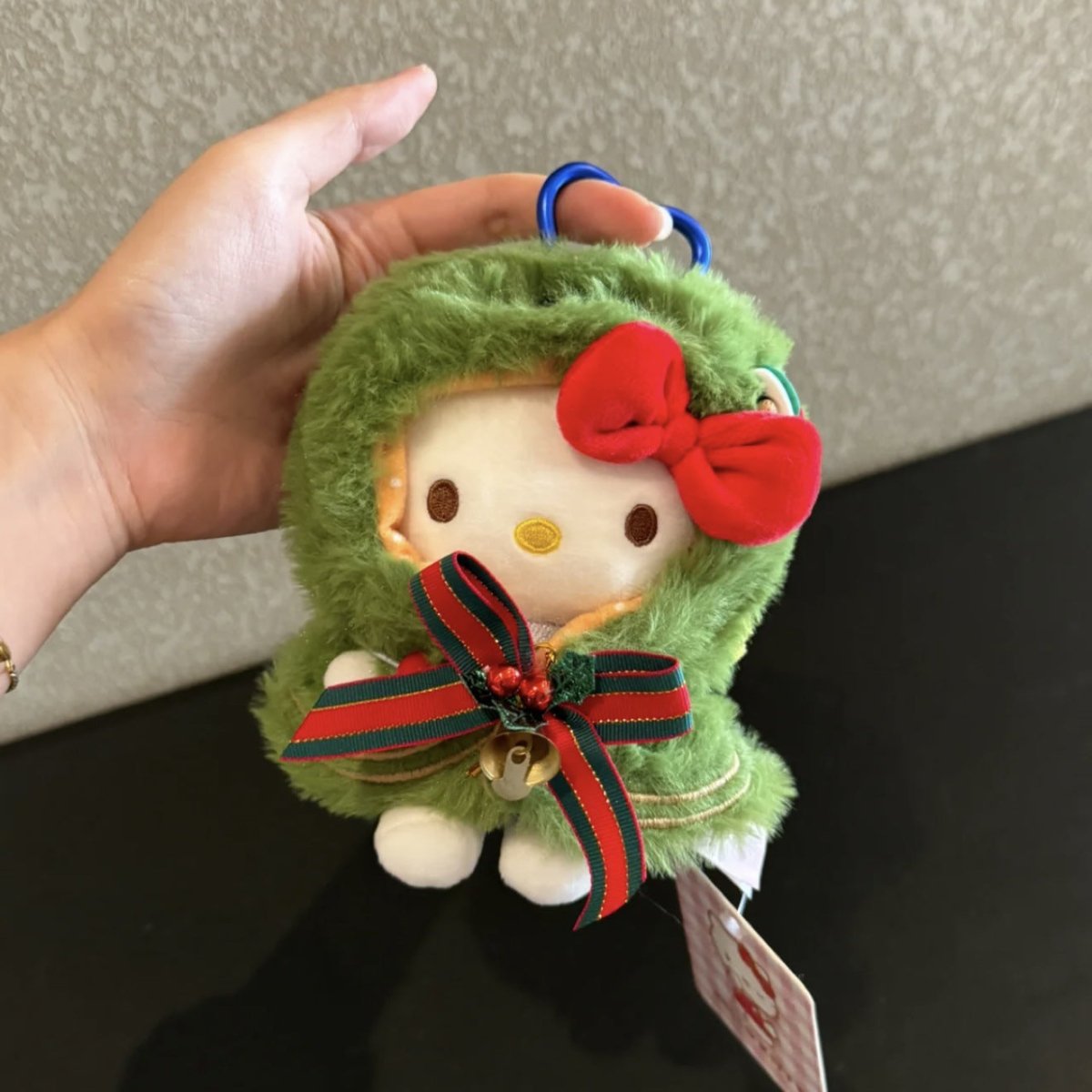 Kawaii Christmas Themed Hello Kitty Plush Keychain Doll - ArtGalleryZen