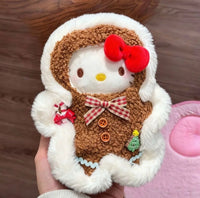 Thumbnail for Kawaii Christmas Themed Hello Kitty Plush Keychain Doll - ArtGalleryZen