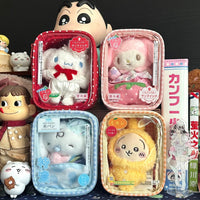 Thumbnail for Kawaii Clear Display Bag - Cute Pastel Cartoon Style Keychain Pouch - ArtGalleryZen