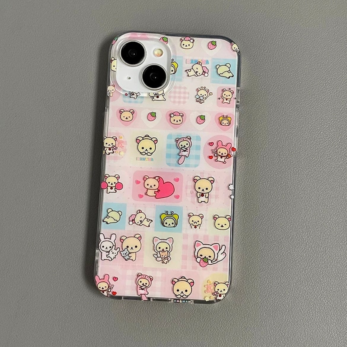 Kawaii Colorful Rilakkuma iPhone Case - ArtGalleryZen
