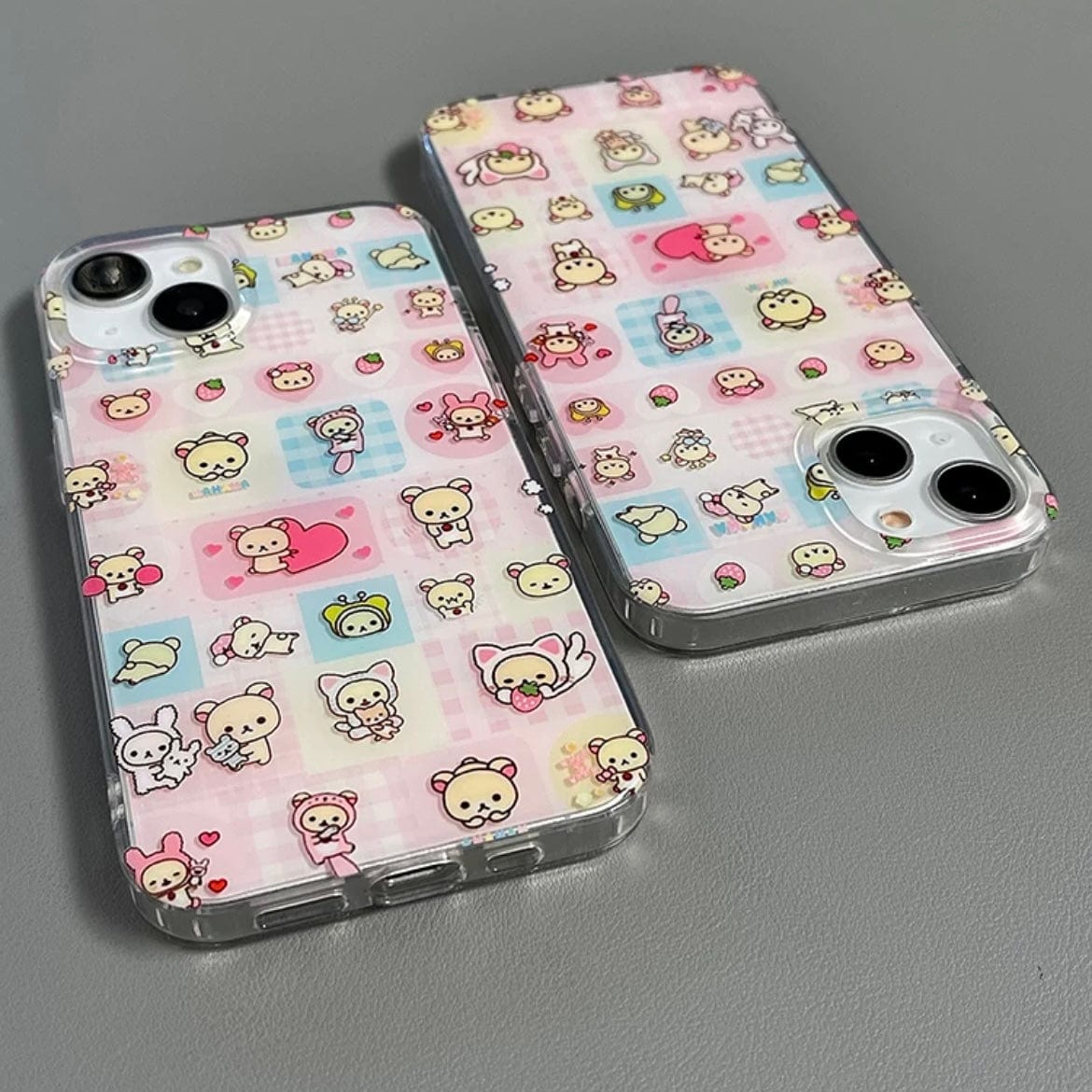 Kawaii Colorful Rilakkuma iPhone Case - ArtGalleryZen